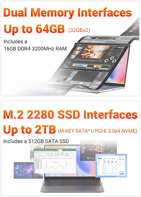 FireBat 15 Ryzen 5 7430U 16 GB 512 GB SSD