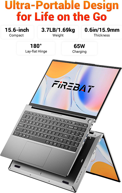 FireBat 15 Ryzen 5 7430U 16 GB 512 GB SSD