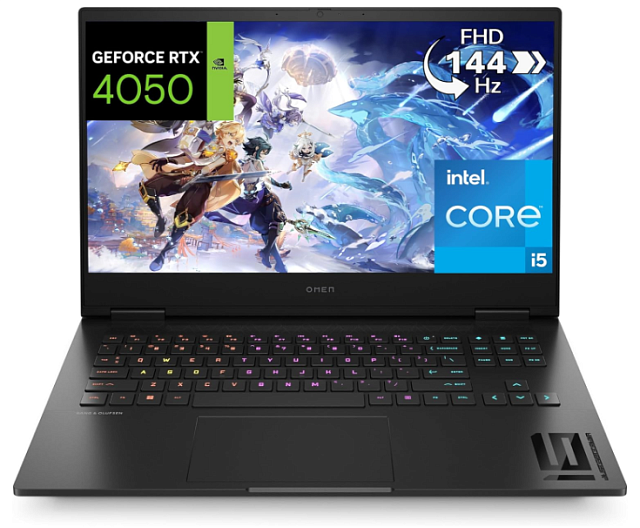 HP Omen 16-wd0001sl 16 FHD 144 Hz, i5-13420H 16GB, 512 GB SSD RTX 4050 6GB